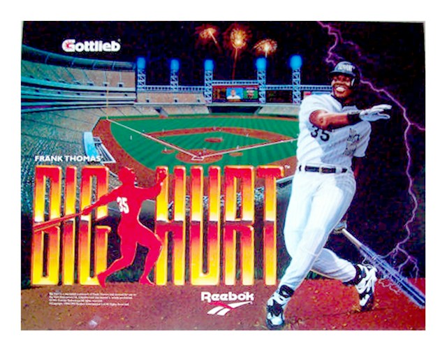 BIG HURT (Gottlieb) Translite
