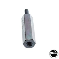 Hex spacer 3/8 inch m-f 8-32 x 1-7/16 inch