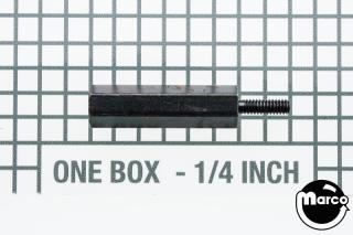 Hex spacer 3/8 inch m-f 8-32 x 1-7/16 inch
