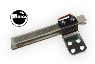 Leaf switch & bracket - flipper cabinet Gottlieb right