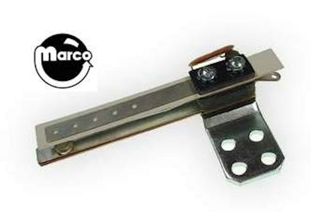 Leaf switch & bracket - flipper cabinet Gottlieb right