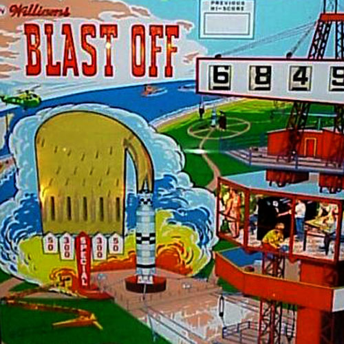 BLAST OFF Pinball (LUNAR SHOT) GX295