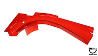 STREET FIGHTER II (Gottlieb) Ramp plastic red