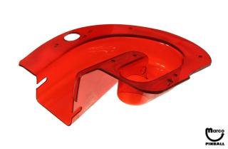 29516 - STREET FIGHTER II (Gottlieb) Ramp plastic red - Marco