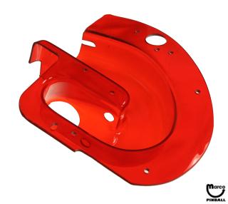 STREET FIGHTER II (Gottlieb) Ramp plastic red