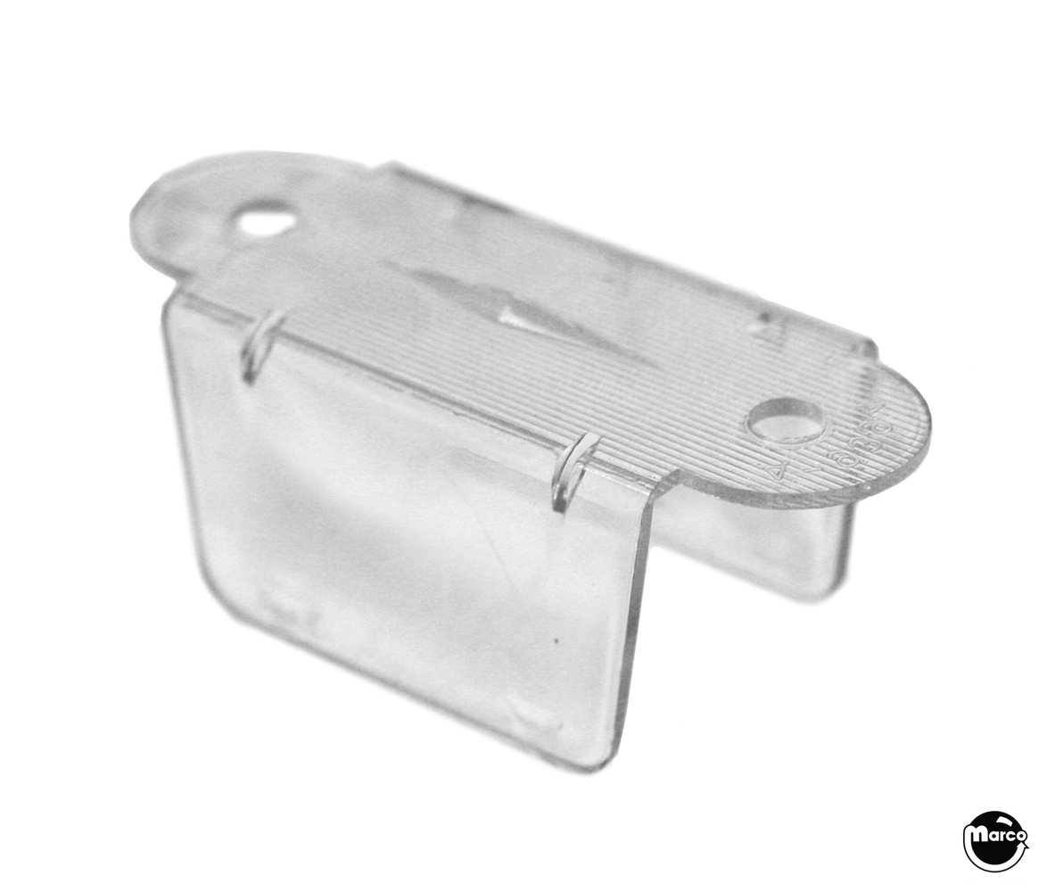 Lane guide - 2-1/8 inch clear ribbed 550-5036-01
