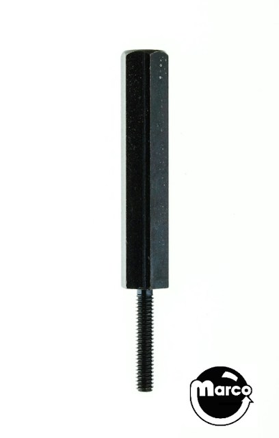 Hex spacer 3/8 inch m-f 8-32 x 2 inch black
