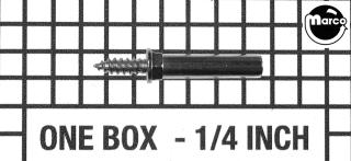 Bumper post wood screw 6-32 tap Gottlieb