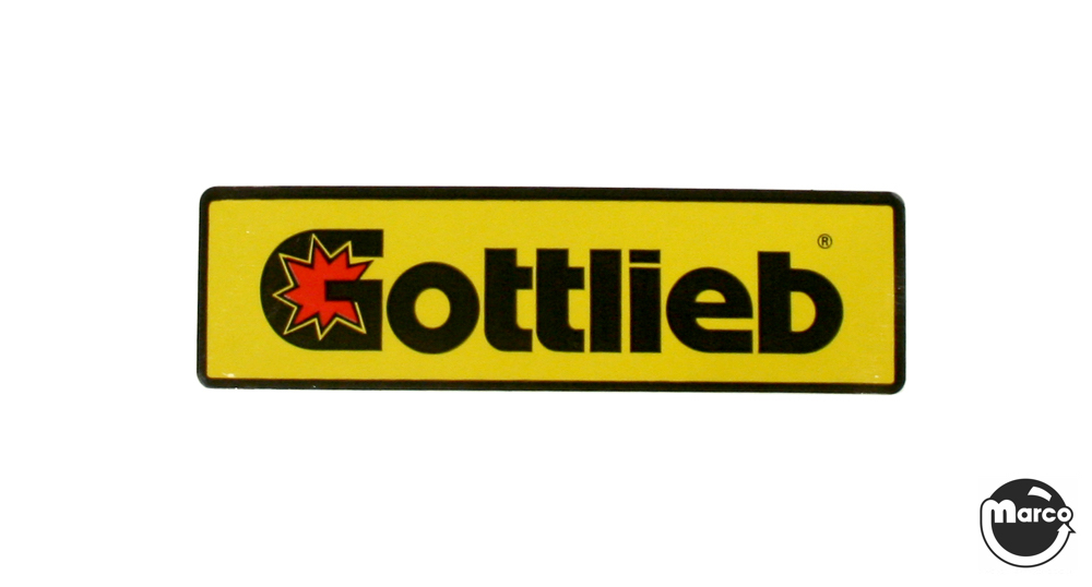 Security bar decal Gottlieb/Premier