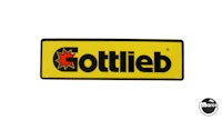 Security bar decal Gottlieb/Premier
