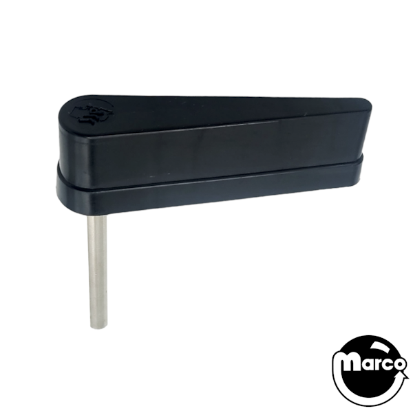 30-000012-00 - Flipper & shaft - Jersey Jack (JJP) logo BLACK