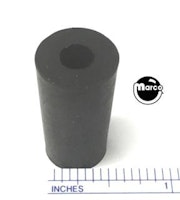 Rubber sleeve black 1-1/16 inch tapered