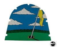 TEED OFF (Gottlieb) Topper backdrop