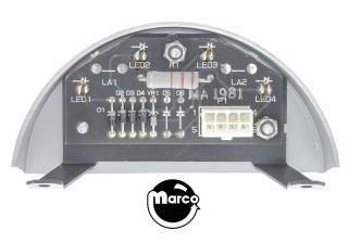 GLADIATORS (Gottlieb) LED lamp playfield assembly