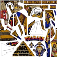 PHARAOH (Williams) Plastic set