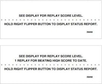 RESCUE 911 (Gottlieb) Score Cards (4)