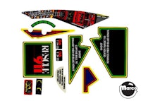 RESCUE 911 (Gottlieb) Decal set