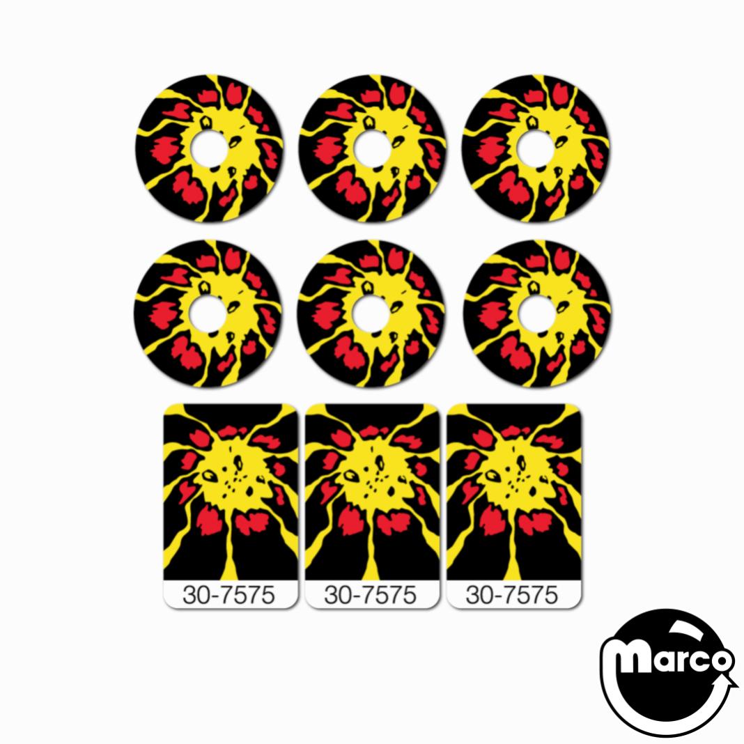 30-7575S - SORCERER (Williams) target decals (9) - Marco