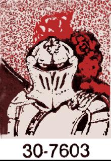 BLACK KNIGHT (Williams 1980) Target decals 12
