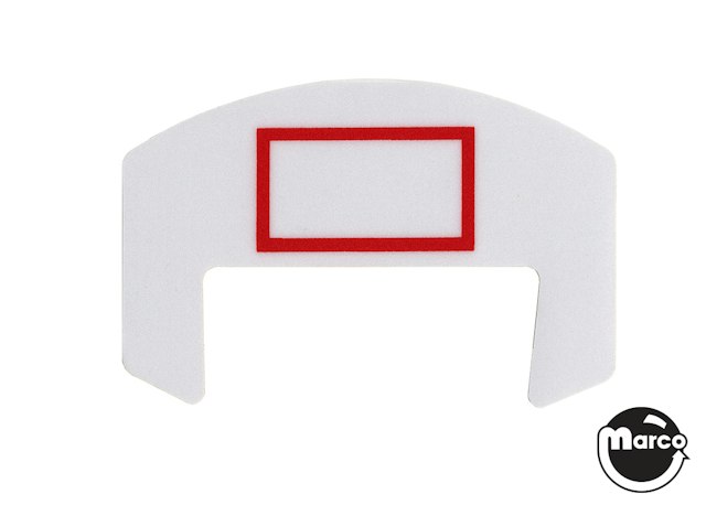 SHAQ ATTAQ (Gottlieb) Backboard decal