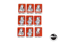 POKERINO (Williams) target decals