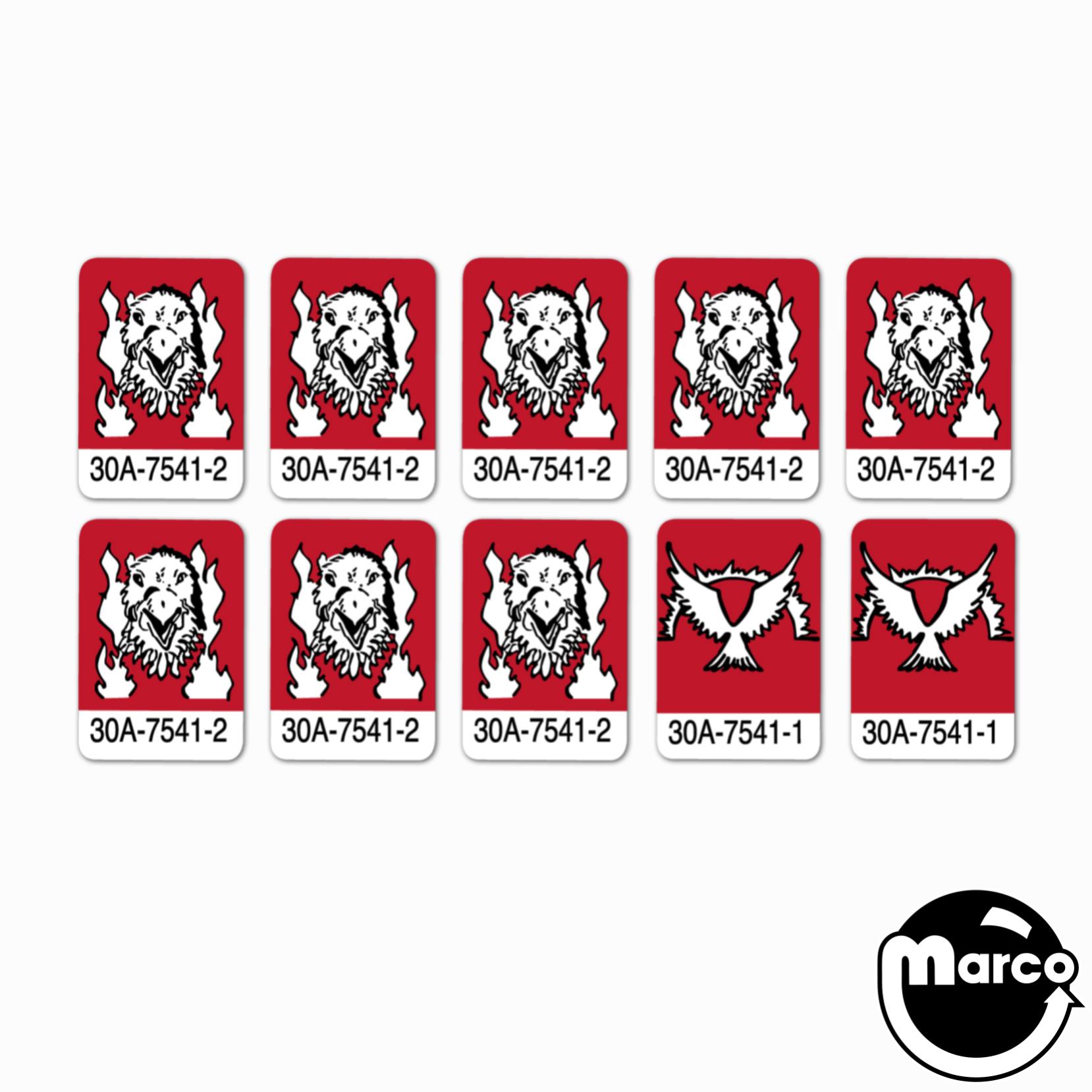 30A-7541-1 - PHOENIX (Williams) Decal target set - Marco