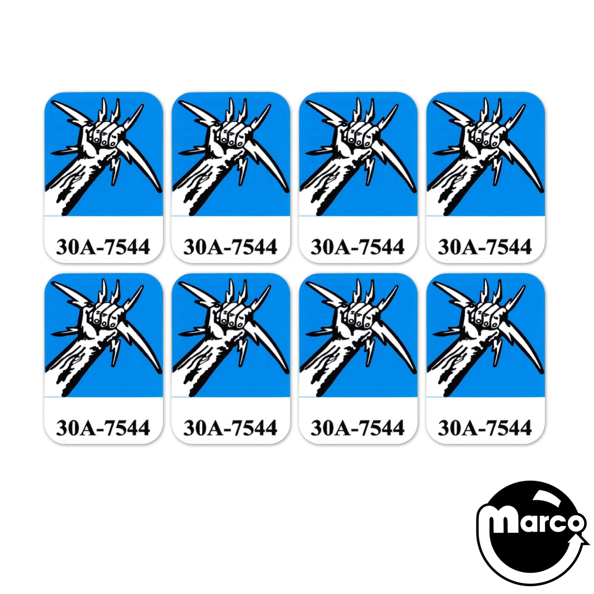 30A-7544 - FLASH (Williams) Drop Target Decal set - Marco
