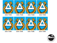TIME WARP (Williams) target decals
