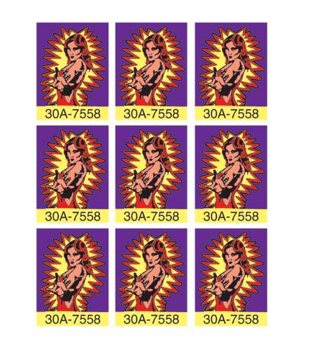 LASER BALL (Williams) Drop target decals