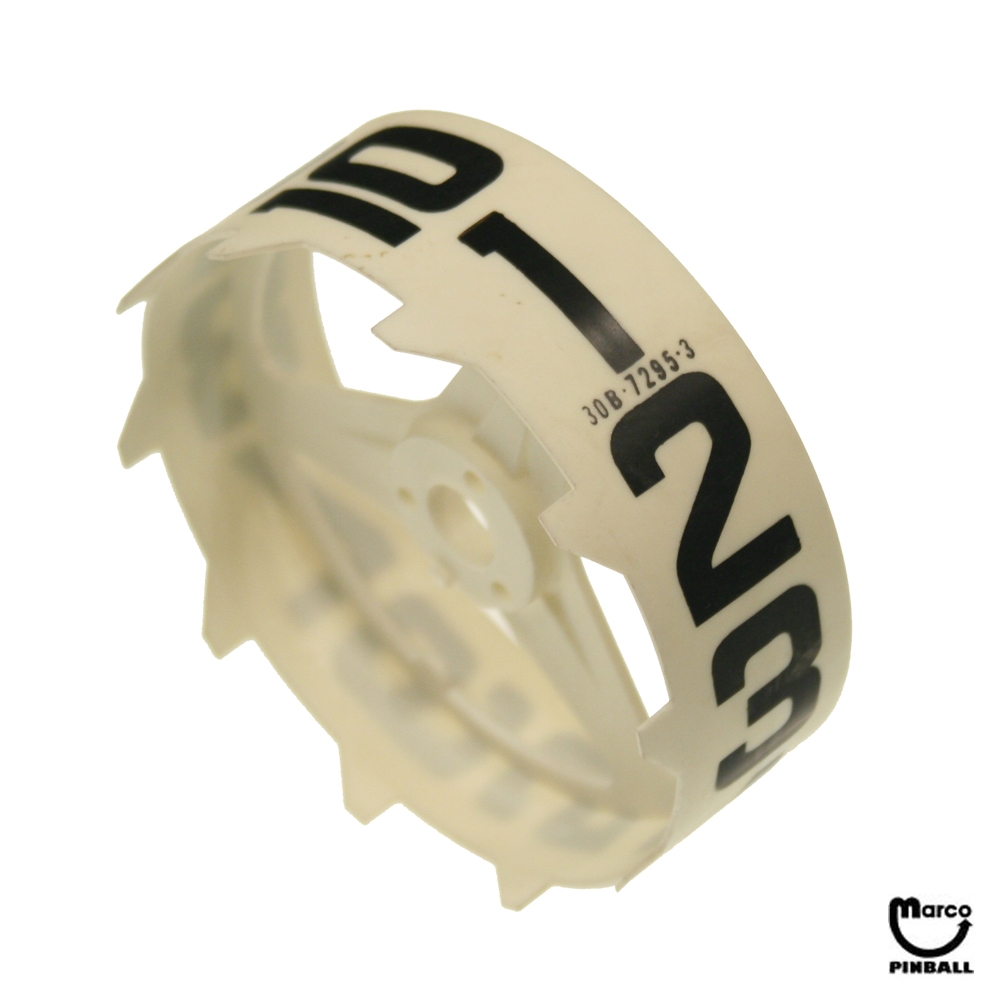 Score reel Williams 3 inch black number 1-10