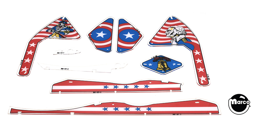 LIBERTY BELL (Williams) Plastic set