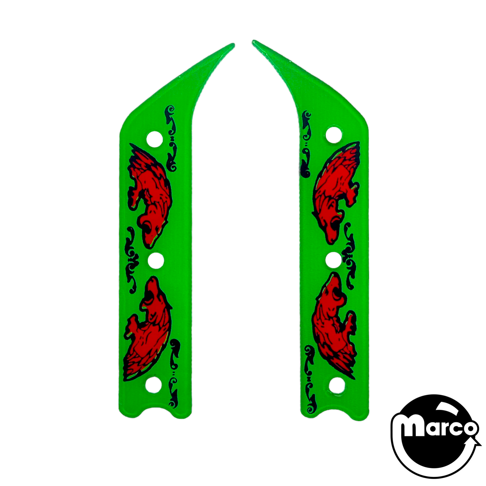 BLACK KNIGHT (Williams) Lane guide plastics