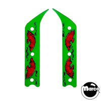 BLACK KNIGHT (Williams) Lane guide plastics