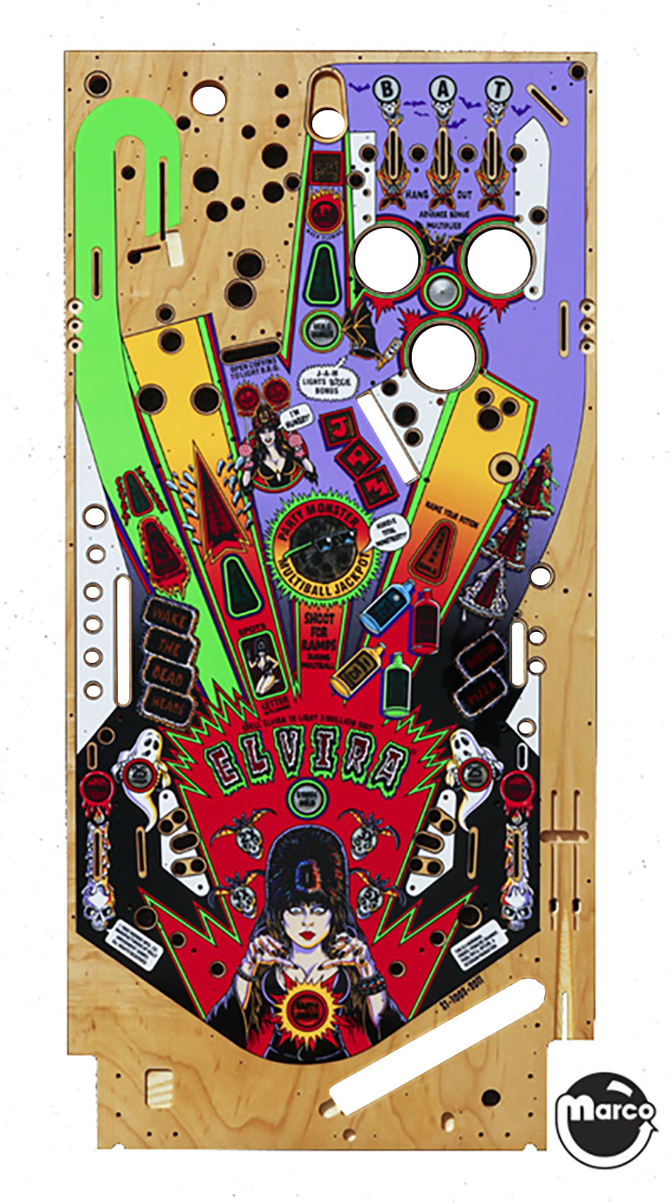 ELVIRA (Bally) Playfield