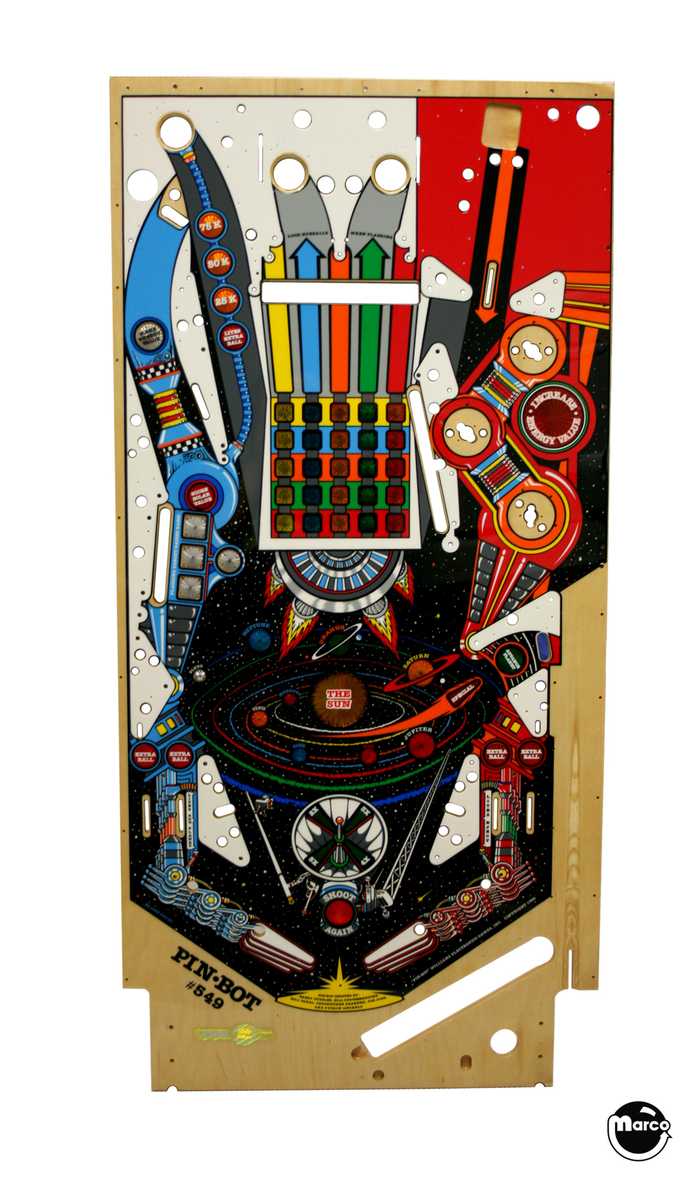 PINBOT (Williams) Playfield
