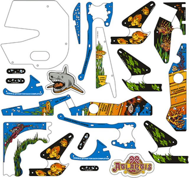 ATLANTIS (Bally) Plastic set