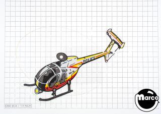HIGH SPEED (Williams) Helicopter plastic