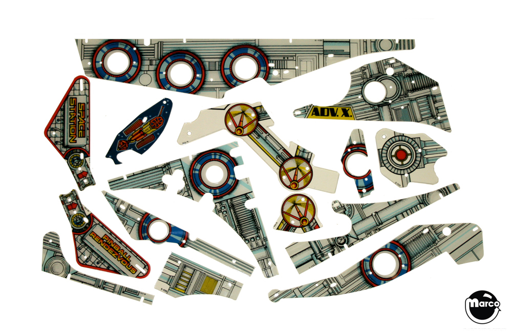 SPACE STATION (Williams) Plastic set