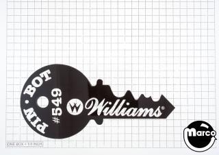 PINBOT (Williams) Plastic key fob