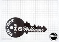 PINBOT (Williams) Plastic key fob