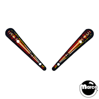 FIRE! (Williams) Plastic flipper toppers