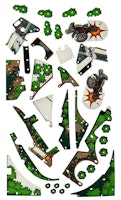 BANZAI RUN (Williams) Plastic set