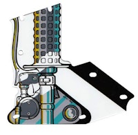 BANZAI RUN (Williams) Plastic rt sling