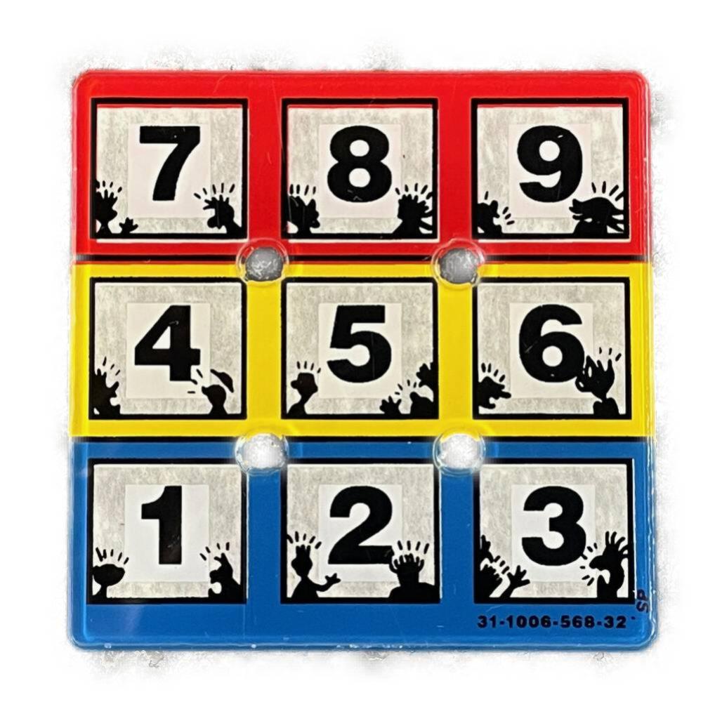 EARTHSHAKER (Williams) Plastic number grid