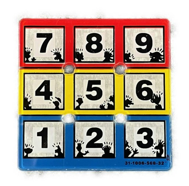EARTHSHAKER (Williams) Plastic number grid