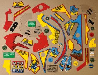 EARTHSHAKER (Williams) Plastic set