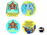 POLICE FORCE (Williams) Promo plastic set