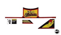 FUNHOUSE (Williams) Apron decal set