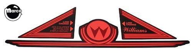 GETAWAY (Williams) Apron Decal set