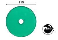 Washer - PETG green 1 inch OD No.6